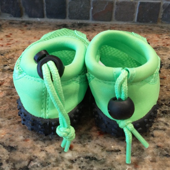Wave Kids Unisex Water Shoes - Green - Adjustable - Size 6 - NWOT - Picture 6 of 6